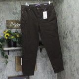 Gloria Vanderbilt Classic Straight-Leg High-Rise Jeans Coffee Roast Brown 16W