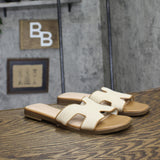 A New Day Womens Nina H-Band Slide Sandals 92244961 Khaki Brown 10M