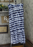 Ultra Flirt Juniors Knit Foldover Maxi Skirt Blue Multi XL
