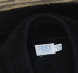 Time and Tru Sherpa Quarter-Zip Pullover Black 1X
