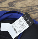 Lauren Ralph Lauren Beach Club Solid Halter Tankini Top Sapphire Blue 6