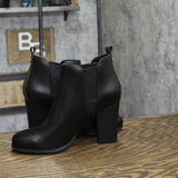 Michael Michael Kors Evaline Heeled Bootie Pull On Dress Black Multi 9M