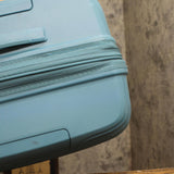 Delsey Paris Dune Hardside Spinner Suitcase Luggage Teal Blue 31" Large Check In