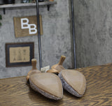 A New Day Womens Isabel Wide Width Embellished Slingback Kitten Heels Brown 8.5W