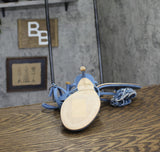 Stuart Weitzman Womens Belize 50 Sandal Pump Heeled SI662 Washed Blue 7.5B