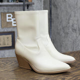 Universal Thread Women's Aubree Ankle Boots 88375051 Off White 6.5M