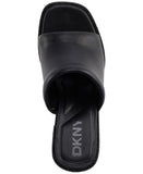 DKNY Womens Block Reading Slide Sandals K1533201 Black 9M