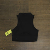 All In Motion Womens Light Support High-Neck Crop Sports Bra 89809232 Black XS