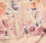 Alex Evenings Floral Printed 3/4 Sleeve Top Pullover Pink Blush / Multi SP