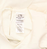 Hello Kitty Lined A-Line Sheath Dress with Removable Faux Fur Collar Off White 6