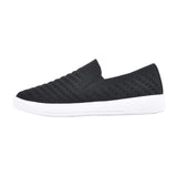 White Mountain Courage Womens Sneaker Flat Black Fabric 9.5M