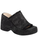 Wild Pair Womens Mahrshah Platform Sandals Denim 10020355700 Black Multi 7M