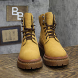 Wild Fable Womens Lace Up Faux Suede Combat Boots Tan Brown 7M