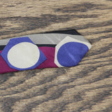Gian Carlo Lamberti Mens Abstract 100% Silk 3" Italy Necktie Black Multi OS