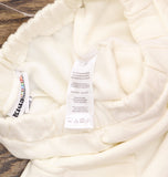 Kids Headquarters Little Girls Cargo Flare Leg Sweatpants Ivory Off White 5