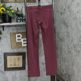 Prana Womens Stretch Straight Leg Leggings 1678e557e27468 Maroon Red S