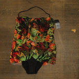 Lauren Ralph Lauren Flyaway One Piece Bandeau One Piece Swimsuit Black Multi 8