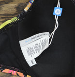 Bleu By Rod Beattie Escape Cross Strap Bra-Sized Bikini Swim Top Black Multi 34D