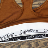 Calvin Klein Modern Cotton Women's Modern Cotton Bralette Warm Bronze Brown XS
