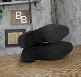 Calvin Klein Womens Jasen Buckle Boots KCJASEN Black 6M