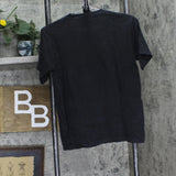 Wckd Mens Vintage Y2K Popeye Glitter Graphic T-Shirt Tee Black S