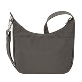 Travelon Anti-Theft Essentials East/West Hobo Bag 43486-510 Smoke Gray One Size