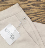 Kasper Womens Mid-Rise Extended-Tab Straight-Leg Trousers Summer Straw Brown 18