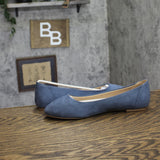 Journee Collection Comfort Round-Toe Dress Flats KAVN Blue 10W