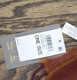Style & Co. Womens Chevron Weave Buffalo Scarf SC9542507 Autumn Brown