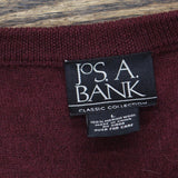 Jos A. Bank Mens Wool Sweater Vest 16705932c402dc Maroon Red L