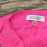 Kasper Womens Plus Size Straight-Leg Pants 10891915 Pink Perfection 22W