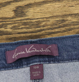 Gloria Vanderbilt Amanda Classic Jeans 30062705 Frisco Blue 18W Short