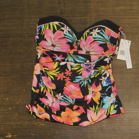 Bleu Rod Beattie Womens Bikini Bandini Tankini Swim Top Sweet Escape Black 4