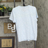 Charter Club Womens Cotton Printed Pajama Shirt Top Paisley Floral Blue L
