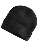 Charter Club Womens 100% Cashmere Cuffed Beanie Hat 100160260HT Classic Black