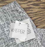 Kasper Womens Front Slit Business Pencil Skirt 10909113 Black Multi 12