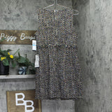 City Studios Juniors Metallic Boucle Sheath Dress 1872VR9BT1 Black / Combo 9/10