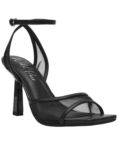 Wild Pair Womens Erynn Dress Sandals Heels 10020643600 Black Mesh 7M