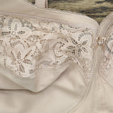 Glamorise Womens MagicLift Cotton Support Wirefree Bra 1001 1001 Cafe Brown 44F