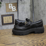 Wild Fable Womens Slip On Platform Loafers Black 5.5M