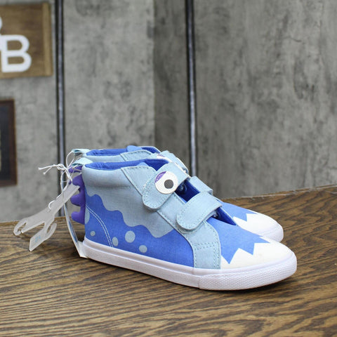 Cat & Jack Toddler Boys Luke Mid-Top Sneakers 87832608 Blue 12T