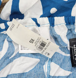 Bar III Catch The Wave Printed Cover Up Pants MBCW26841 Cove Crush Blue XS