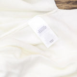 Lucky Brand Womens V-Neck Pullover Sweater 1721756 Cream Off White 2XL