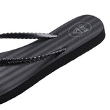 Reef Womens Thong Seaside Twist Flip Flop CJ3606 Black 8M