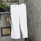 Charter Club Womens Lush Garden Belted Cropped Pants 100144377MS Bright White 10