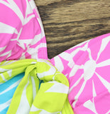 Bleu Rod Beattie Swim Print Halter Tankini Top Sock It to Me Print Pink Multi 8