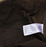 Woolrich X TGT Adult Mid-Rise Slouchy Cargo Twill Pants Drawstring Brown M