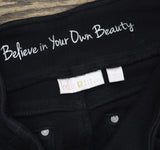 Belle by Kim Gravel Straight Leg Pull-On Jeans A451952 Black 2