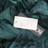 BCX Trendy Plus Size Strappy Embroidered Sleeveless Gown Emerald Green 16W