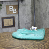 Wild Fable Isabella Jelly Flats 92986668 Turquoise Green 6M